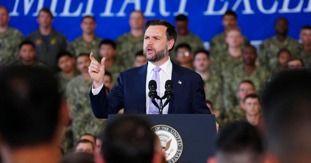 JD Vance Defends Iran War in Speech to Military Members