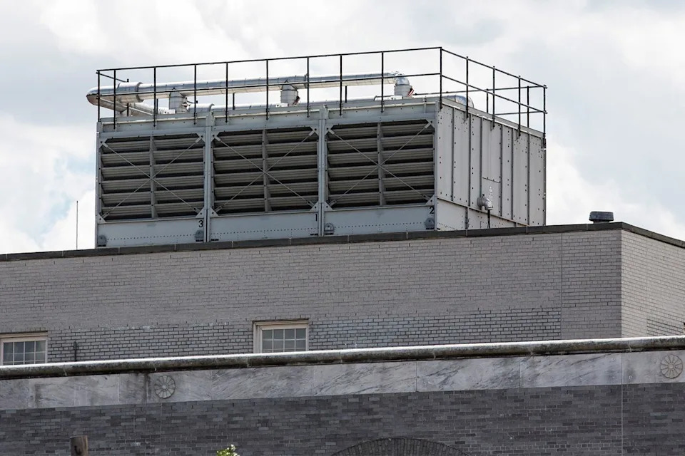 Stock image of a water cooling towerCredit: Andrew Burton/Getty