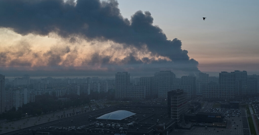 Russia Hammers Ukraine’s Capital in Deadly Attacks