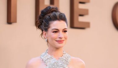 Anne Hathaway Looks Regal in Custom Prada at 'The Odyssey' New York Premiere