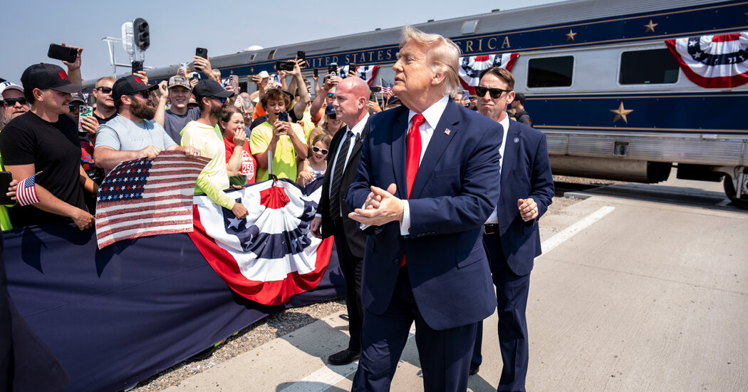 How Trump Put Himself in the Middle of America’s 250th