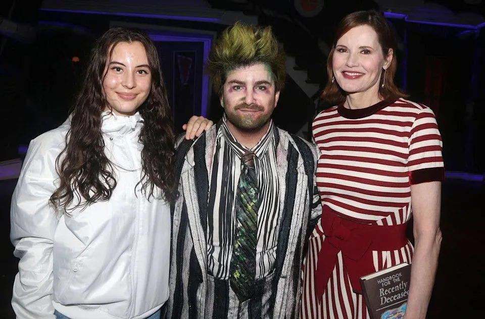 Alizeh Davis Jarrahy, Alex Brightman and Geena Davis.