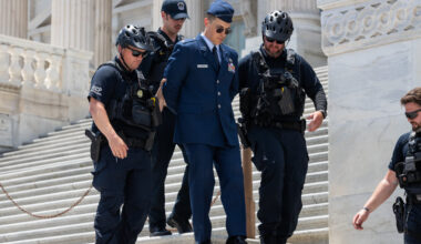 Air Force Detains Officer Who Called for Trump’s Impeachment at Capitol
