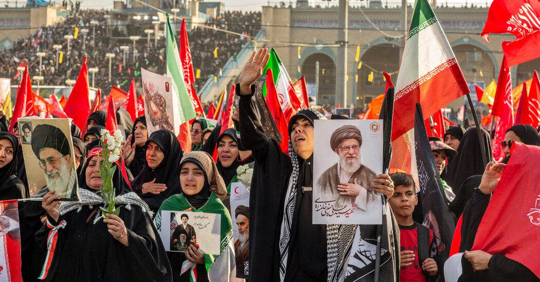 Huge Crowds Mass in Tehran for Ayatollah’s State Funeral