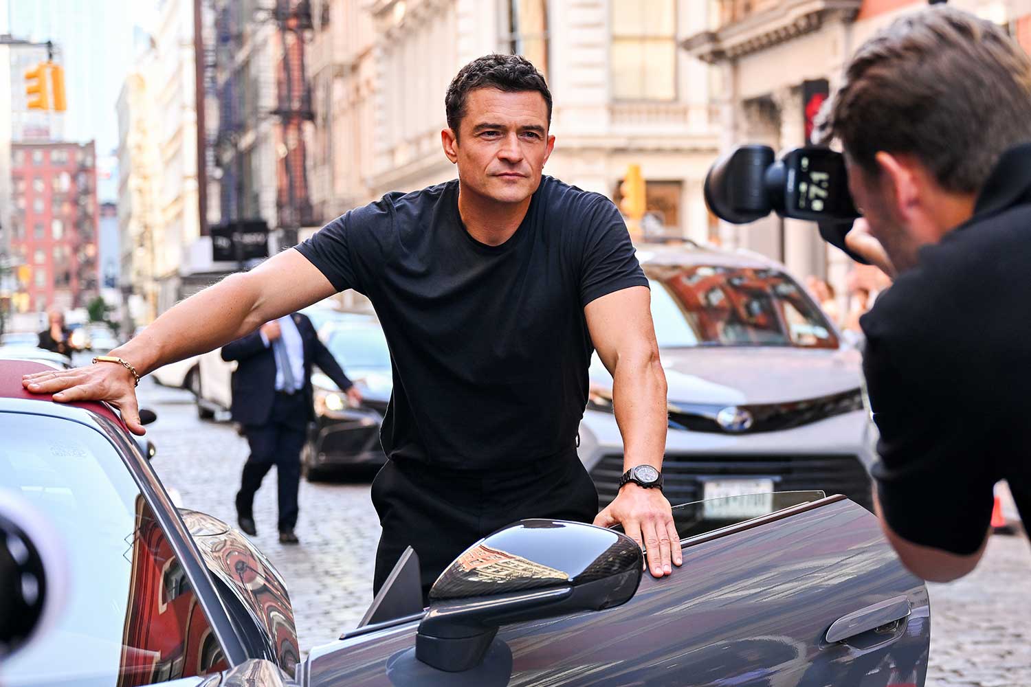 Orlando Bloom and Porsche Design