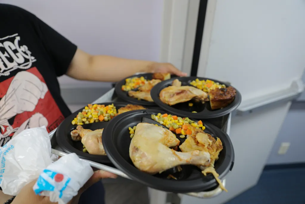 The Ehi Ezer Ocean Parkway Senior Center provides lunch on a weekday afternoon