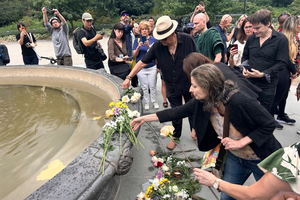 Local officials organized a vigil at Central Park’s Bethesda Fountain after a tourist died during a horse carriage ride,