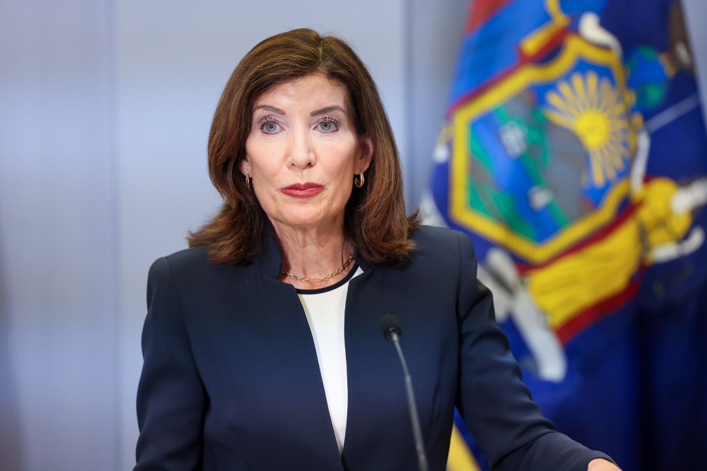Gov. Kathy Hochul announced Tuesday that New York state regulators will not issue environmental permits for large-scale data centers for the next year.