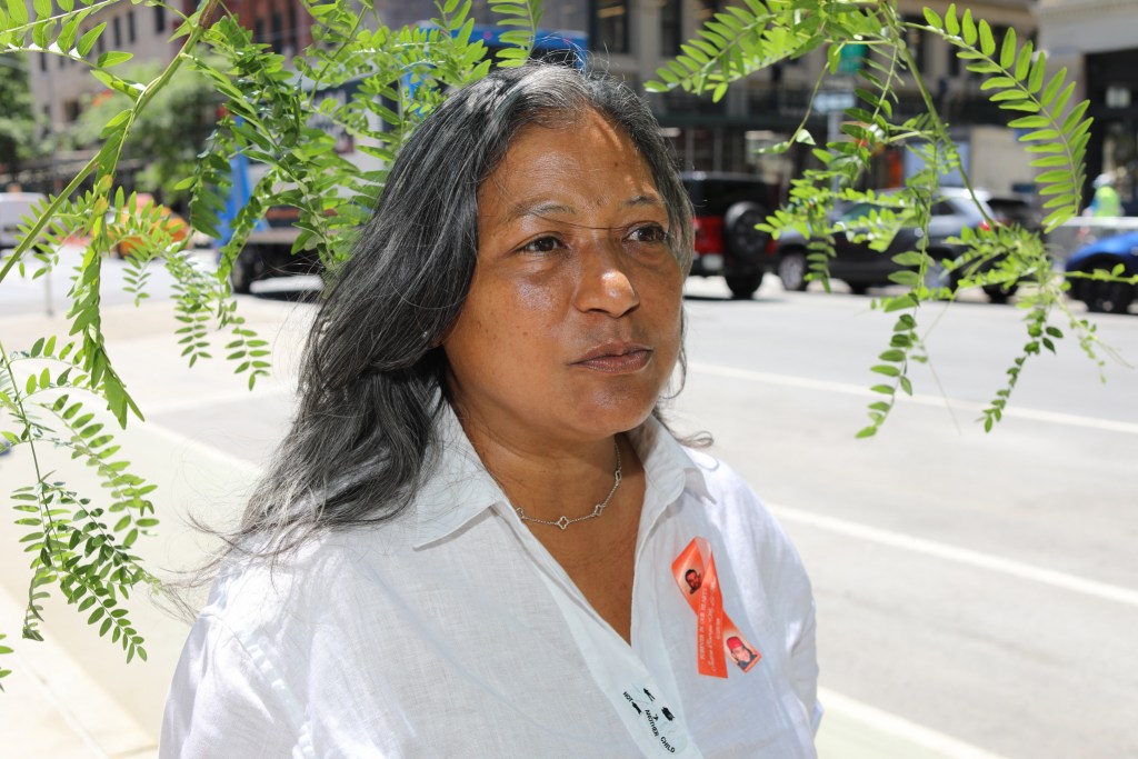 Not Another Child Program Manager Peggy Herrera speaks about losing her son to gun violence.