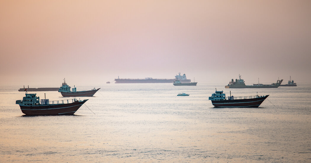 Iran’s Strikes on Ships in Strait of Hormuz Test Cease-Fire and Threaten Oil Flow