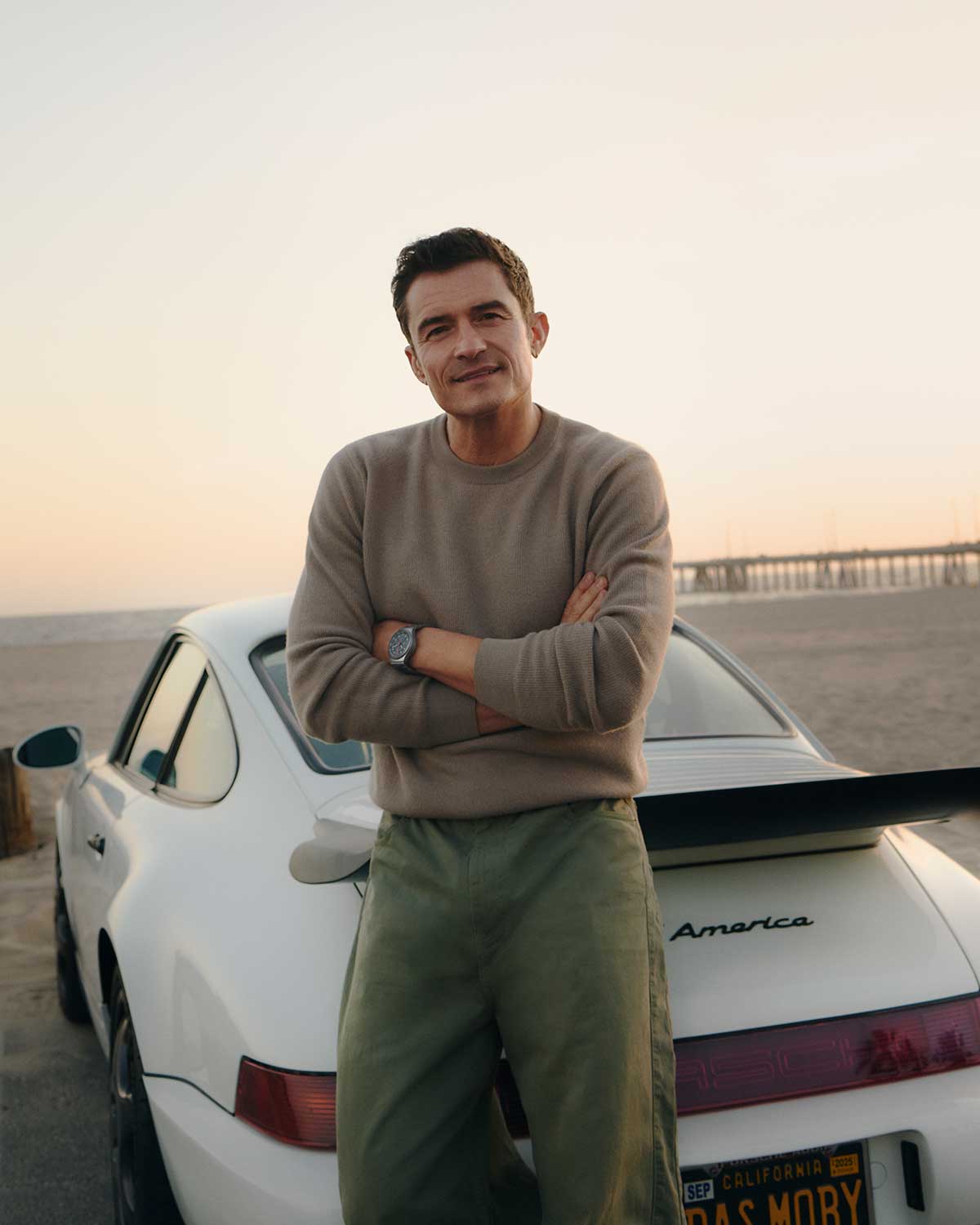 Orlando Bloom and Porsche Design