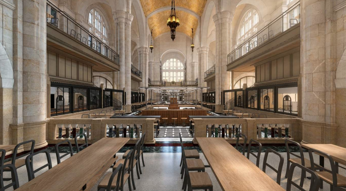 Upscale food hall will open in the landmarked hall of Brooklyn’s Williamsburgh Savings Bank Tower Upscale food hall will open in the landmarked hall of Brooklyn’s Williamsburgh Savings Bank Tower
