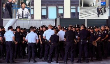 More than 100 NYPD cops will be out in full force outside MSG for Taylor Swift, Travis Kelce's NYC wedding