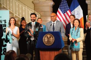Borough President Donovan Richards Jr., Mayor Zohran Kwame Mamdani, and Governor Kathy Hochul announced that Gotham FC, the reigning National Women’s Soccer League champions, will play their home games at Etihad Park in Willets Point, starting in 2028.