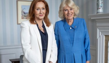 Queen Camilla blasted as 'deplorable' for posting photo with J.K. Rowling at palace during Pride Month
