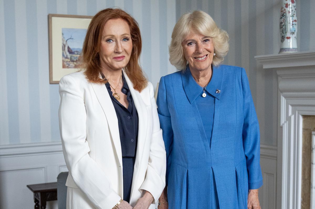 Queen Camilla blasted as 'deplorable' for posting photo with J.K. Rowling at palace during Pride Month
