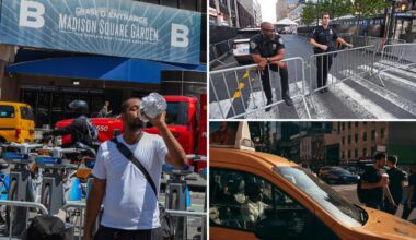 Street closures for Taylor Swift's wedding add to chaos for commuters already stricken by record heat
