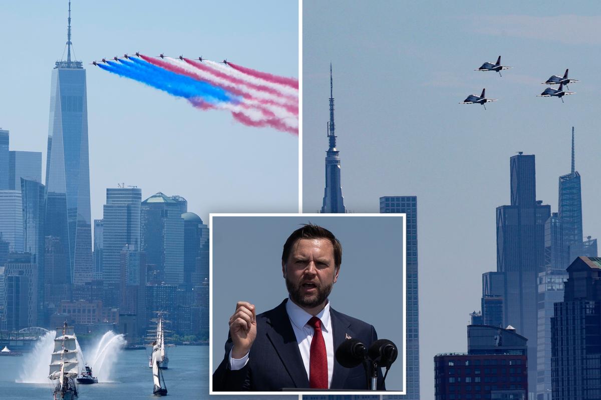 Fair sailing for America as NYC marks 250th anniversary with iconic ships and Blue Eagle flyover
