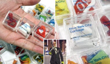 Taylor Swift fanatics are buying cubes of NYC street trash collected around MSG