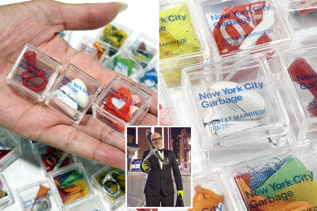 Taylor Swift fanatics are buying cubes of NYC street trash collected around MSG