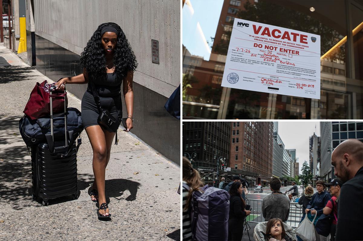 Evacuees return to buildings near buckling NYC high-rise -- but frustrations remain with lingering closures