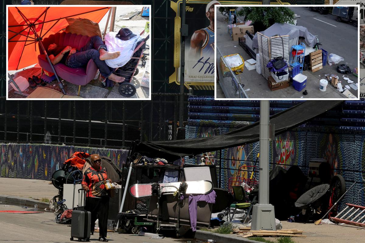 Lawless NYC homeless encampment near Intrepid grows to 12 blocks as locals plead for officials to step in