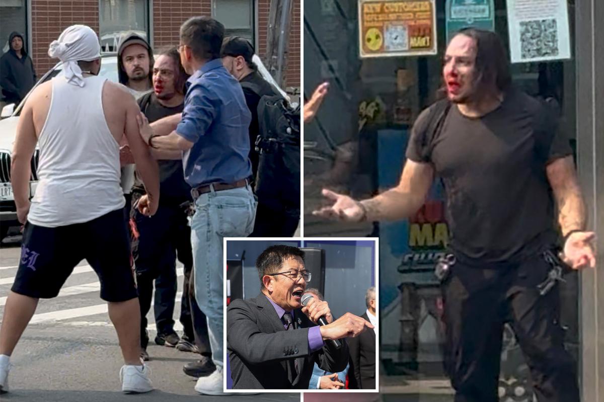 Ex-NYPD sergeant turned state senator fearlessly breaks up bloody NYC street fight: video