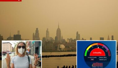 New York forecast to have worse-quality air than Delhi as wildfire smoke engulfs city