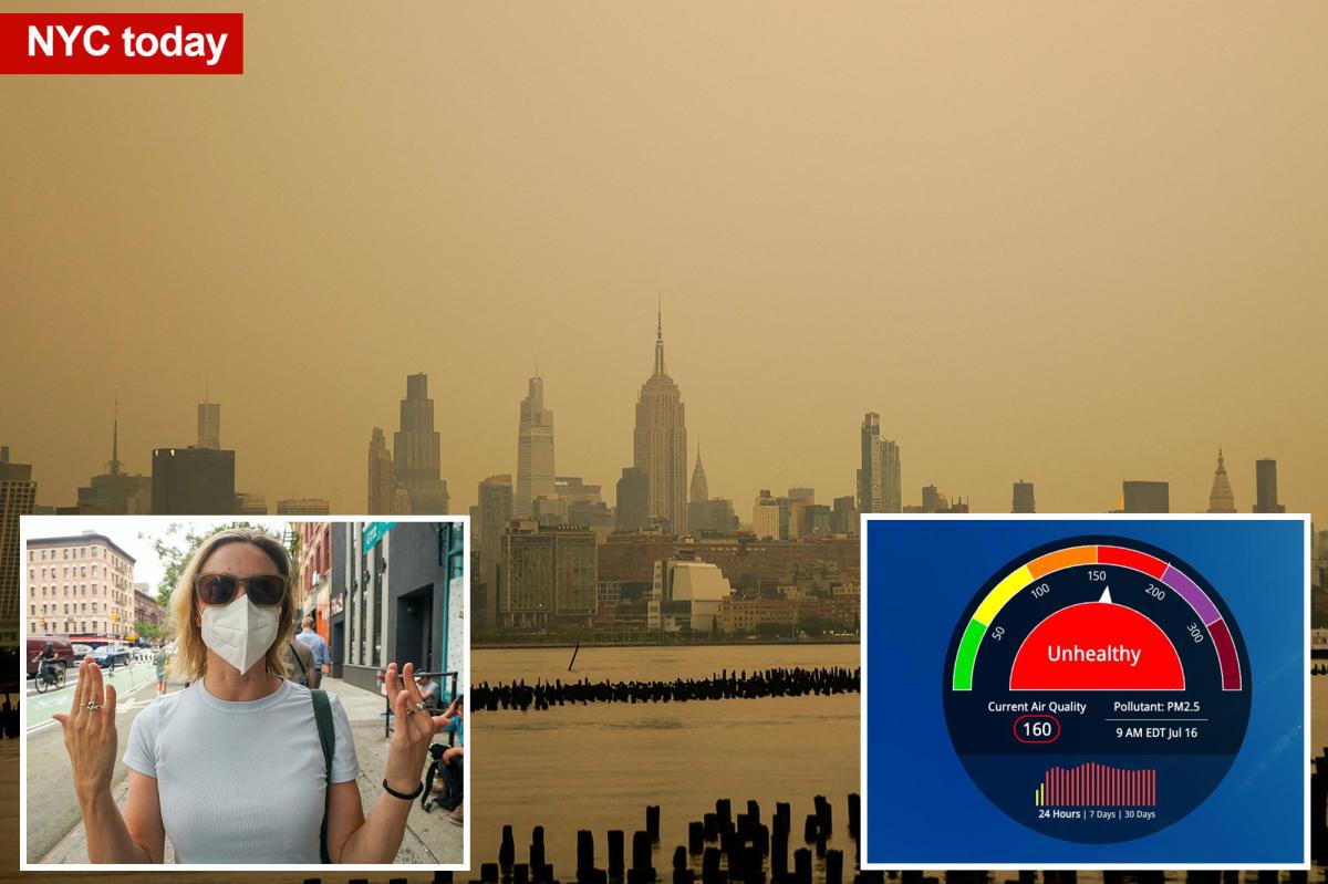 New York forecast to have worse-quality air than Delhi as wildfire smoke engulfs city