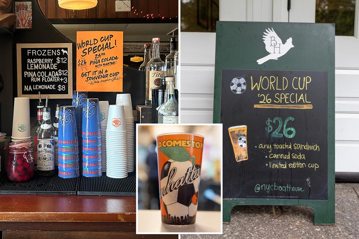 Tourists tear into NYC’s World Cup 'ripoff' meal deals for $26 – and no TVs to watch game