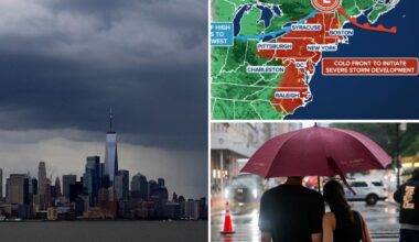 Over 90 million Americans under severe weather threat as intense storms target the East Coast through weekend