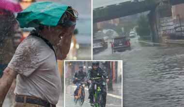 NYC hit with flash flood warnings, heavy rain — force airport flight delays