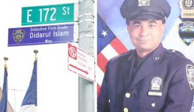 Street named for cop killed in NYC