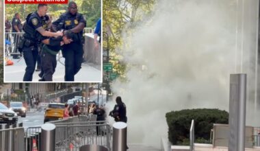 Terrorism task force probes armed loon who set off 'incendiary device' outside NYC fed HQ