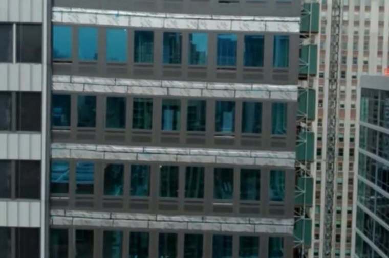 Sagging floors at the former Pfizer building in Midtown Manhattan located 235 E. 42nd on Tuesday July 7, 2026.