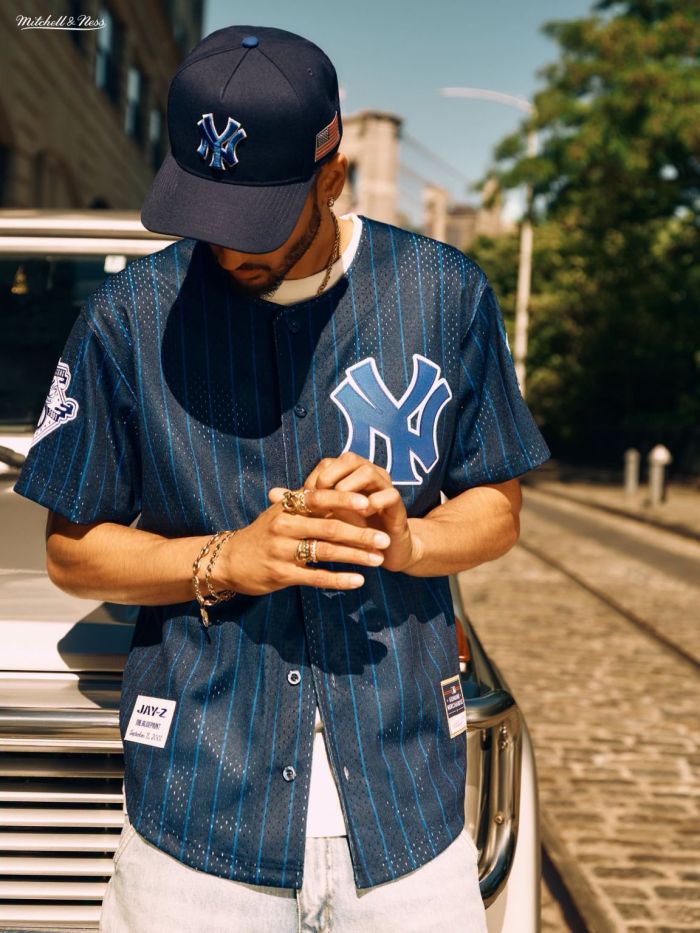Jay-Z The Blueprint x New York Yankees White Baseball Jersey