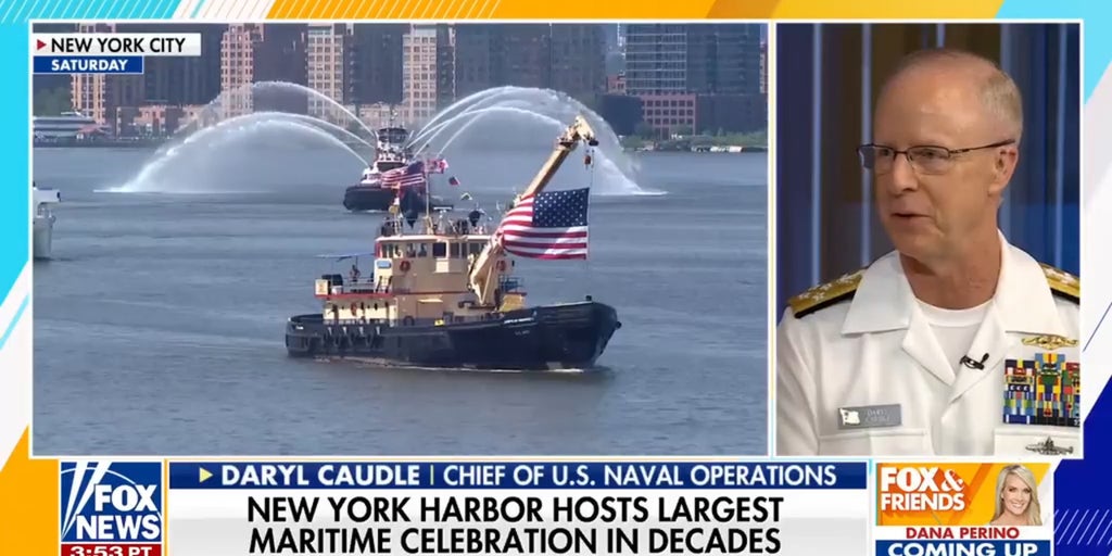 Admiral Caudle on New York Harbor hosting largest maritime celebration in decades