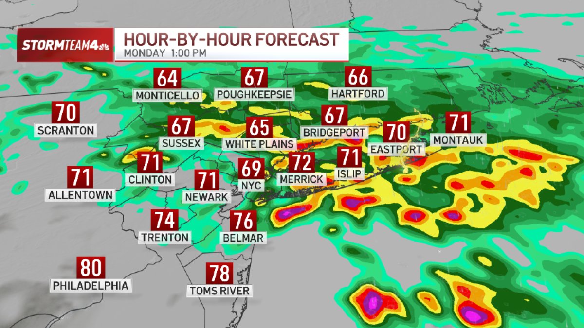 Weather radar near me: Long Island on watch; NYC floods likely – NBC New York