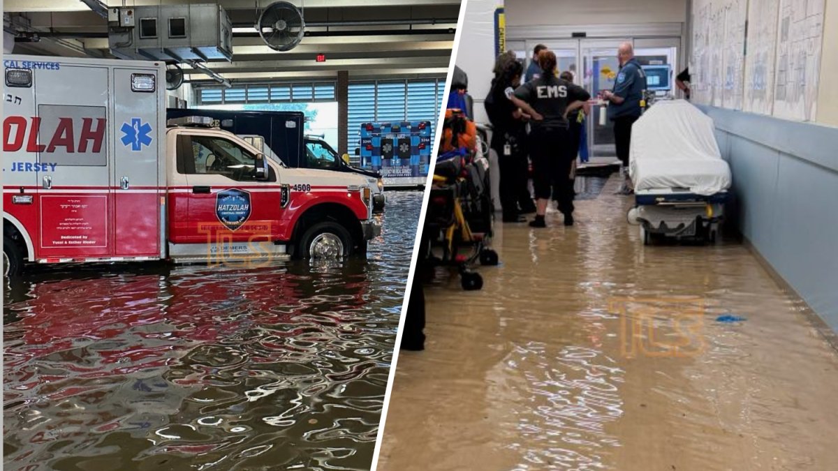 Photos show Jersey Shore hospital flooded amid severe weather – NBC New York