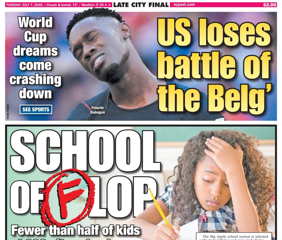 New York Post Cover for July 7, 2026