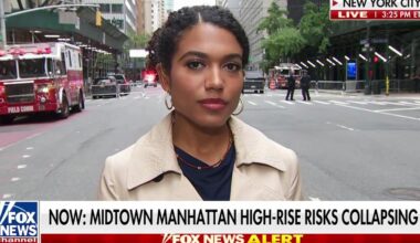 Video captures badly bent steel beams as midtown Manhattan high-rise appears to be on verge of collapse