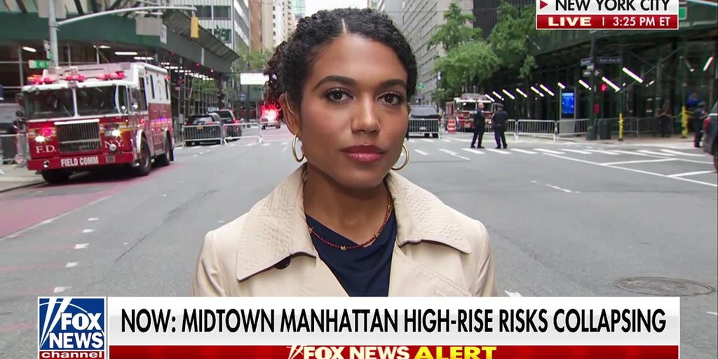 Video captures badly bent steel beams as midtown Manhattan high-rise appears to be on verge of collapse