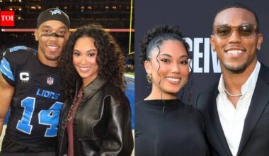 Amon-Ra St. Brown and Brooklyn Adams' dating timeline: Lions' All-Pro WR gets engaged to his high school sweetheart after nearly a decade together | NFL News