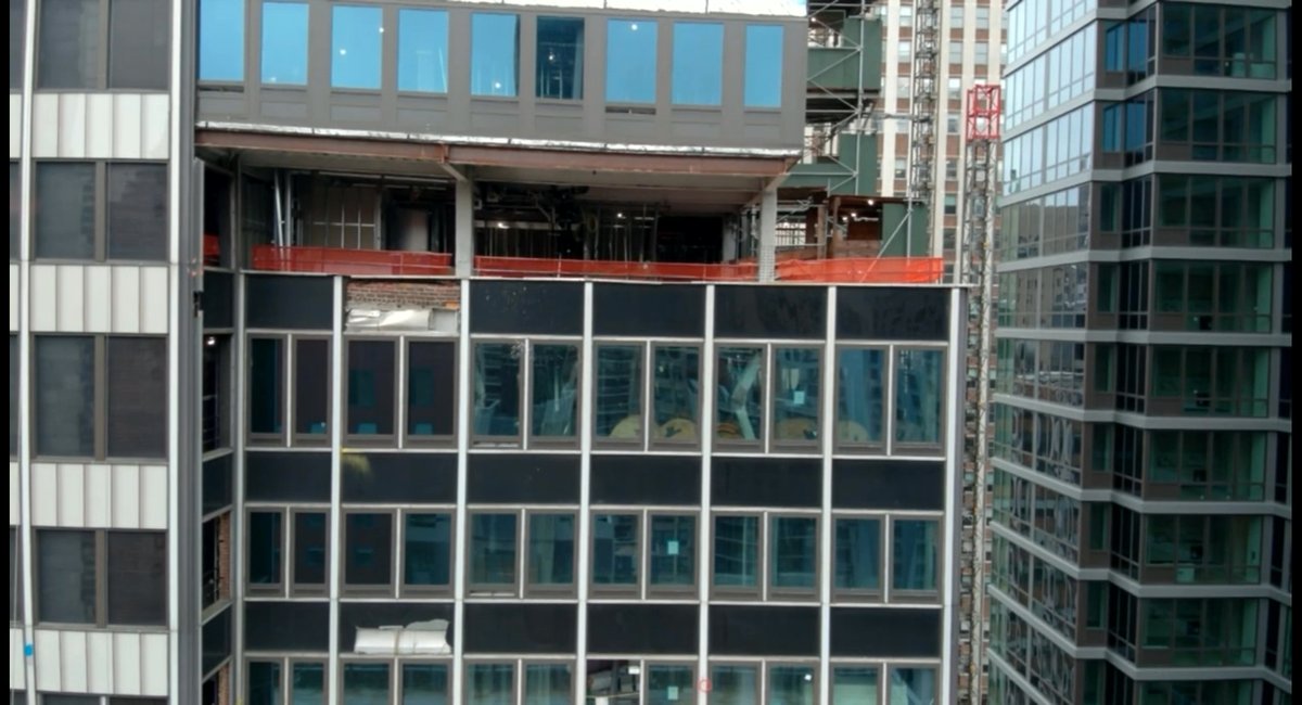 Buckled beams sit below major expansion of Midtown Pfizer conversion project, officials say