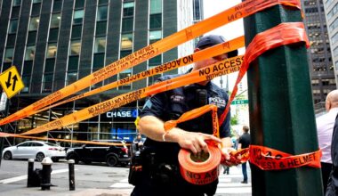 Former Pfizer headquarters stabilized after columns buckle in Midtown Manhattan