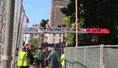 East Harlem trench fall: FDNY rescues MTA construction worker