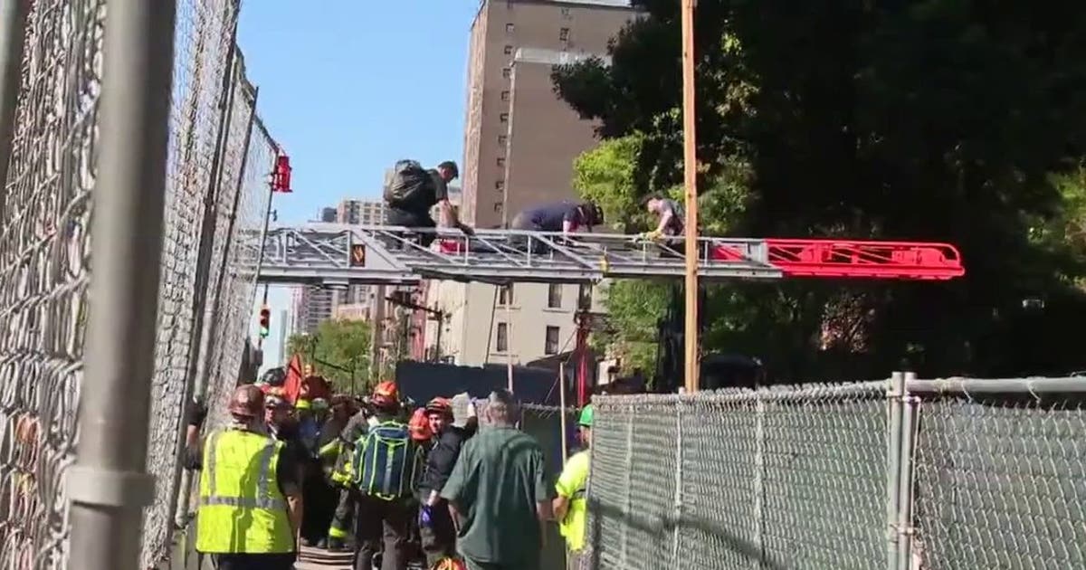 East Harlem trench fall: FDNY rescues MTA construction worker