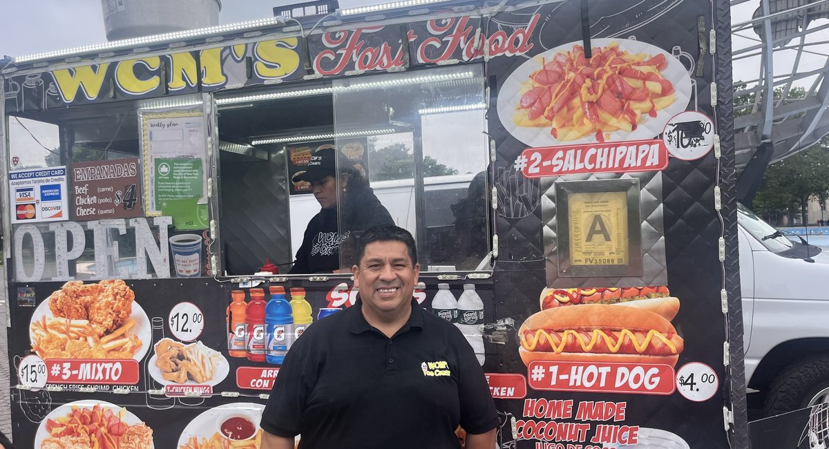 NYC piloting silent, electric batteries for food carts around Queens park