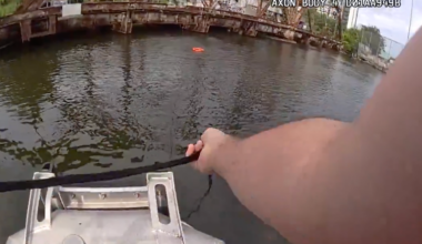 See it: NYPD officer dramatically saves drowning woman in queens