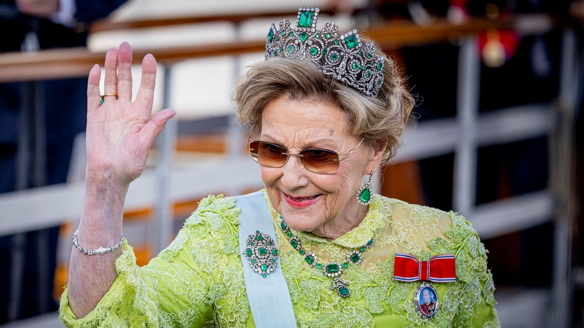 Queen Sonja missed Norway’s World Cup homecoming for a private trip near the Russian border